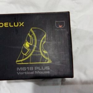 Delux M618 Plus Vertical Mouse - Black